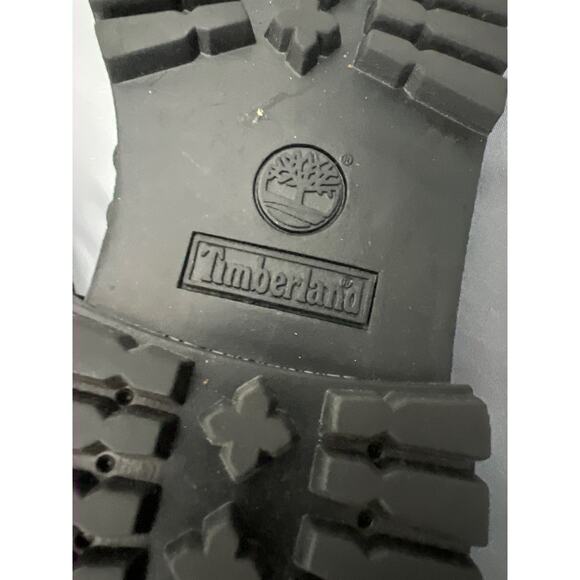 Timberland 6" Premium Waterproof Boots Black Nubuck Size 5 M/M Juniors 012907 - Picture 9 of 11